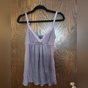 American Eagle Women's Y2k Fairy Babydoll Tank Top Mauve Size Medium